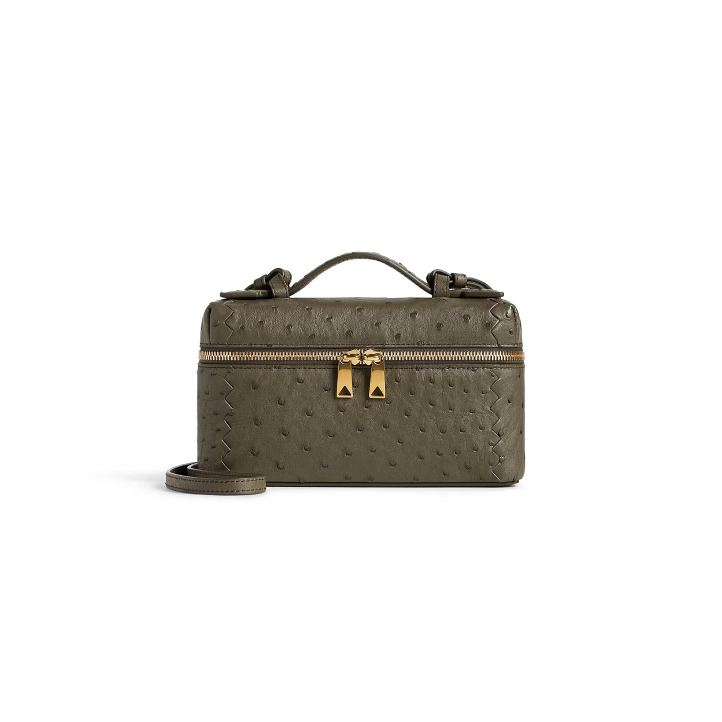 BOTTEGA VENETA BANG BANG OSTRICH LEATHER 817785V3RQ33230 (22*12.5*5cm)